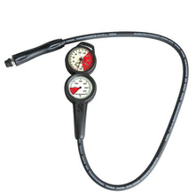 Load image into Gallery viewer, ScubaPro 2-GAUGE Console Metal Compact Pressure Gauge and Depth Gauge