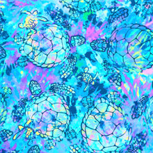 Load image into Gallery viewer, SpaceFish Army Eco-friendly Full Zip Up Turtle Tie Dye Rash Guard
