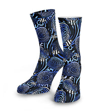 Load image into Gallery viewer, SpaceFish Army Eco-friendly Angelfish Hypnosis Dive Socks