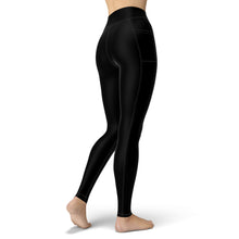 Load image into Gallery viewer, SpaceFish ArmyEco-Friendly Night Dive Black Contour Leggings