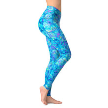 Load image into Gallery viewer, SpaceFish Army Eco-Friendly Turtle Tie Dye Contour Leggings