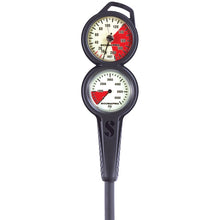 Load image into Gallery viewer, ScubaPro 2-GAUGE Console Metal Compact Pressure Gauge and Depth Gauge
