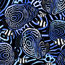 Load image into Gallery viewer, SpaceFish Army Eco-Friendly Angelfish Hypnosis Scuba Headband

