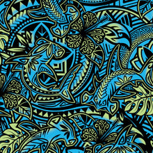 Load image into Gallery viewer, SpaceFish Army Eco-friendly Hammerhead Hibiscus Dive Socks

