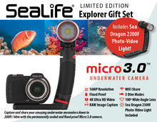 Load image into Gallery viewer, Sealife Micro 3.0 Limited Edition Explorer Set with Light
