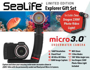 Sealife Micro 3.0 Limited Edition Explorer Set with Light