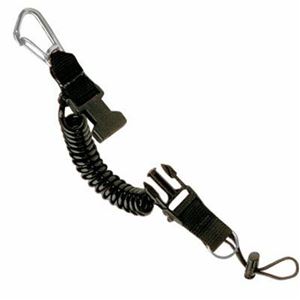 Innovative Scuba Stainless Mini Snappy Coil with CARABINEER